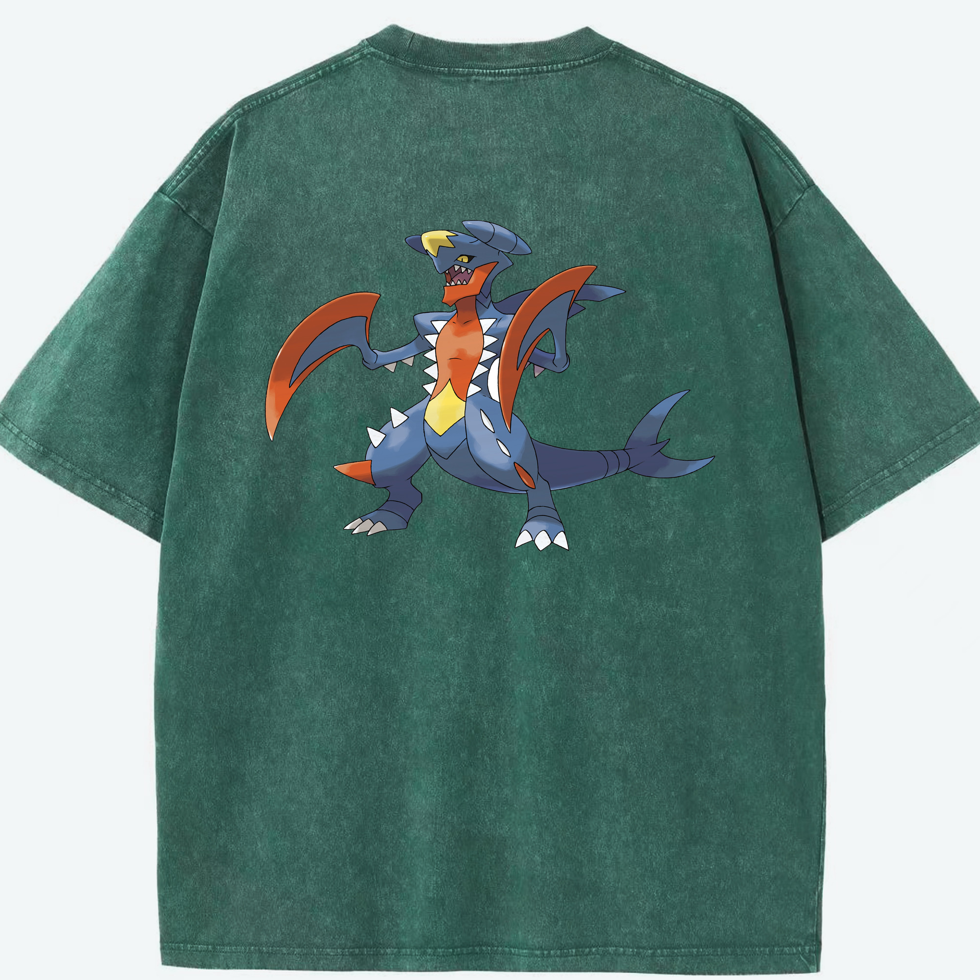 （画像用） ポケットモンスター Pokémon 綿100% ヴィンテージ風 半袖Tシャツ（背面プリント）